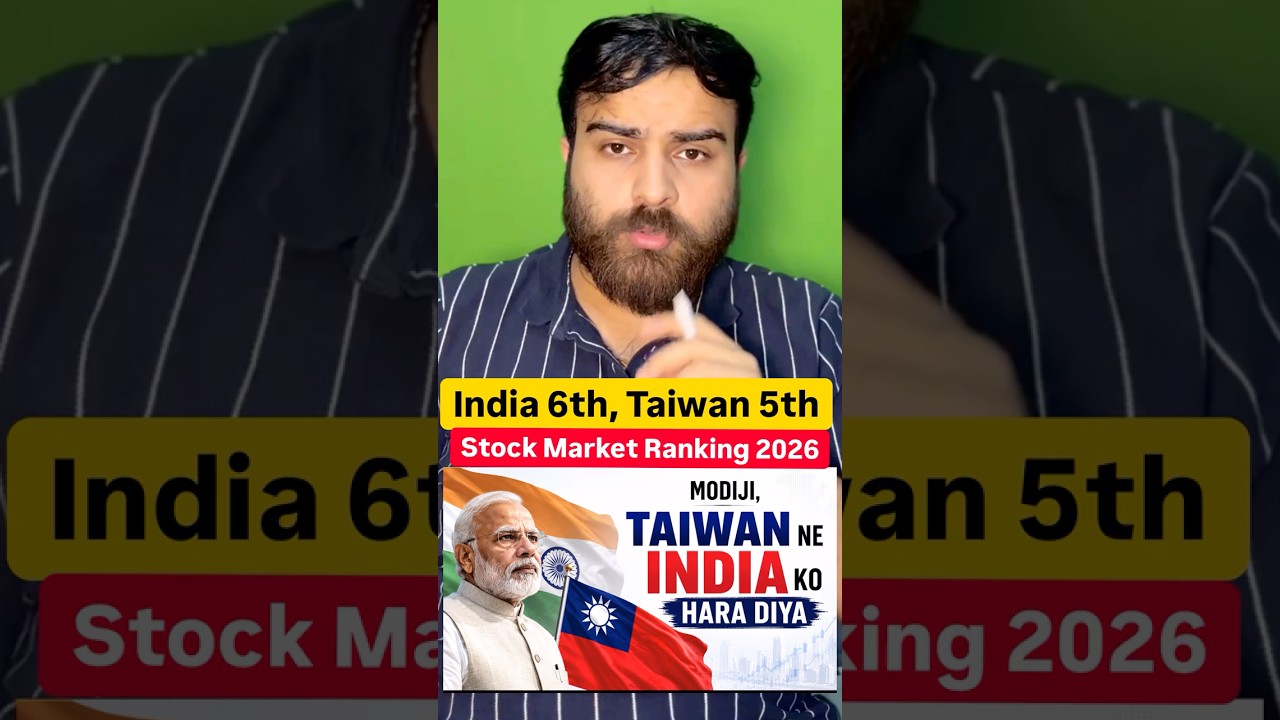 Taiwan beats India and becomes the 5th largest stock market #taiwan #stockmarket #finance #investing