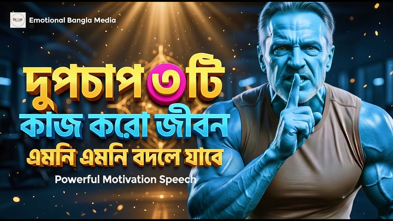 চুপচাপ ৩ টি কাজ করো | মোটিভেশন ভিডিও বাংলা | Motivational Speech Bangla For Success In Life