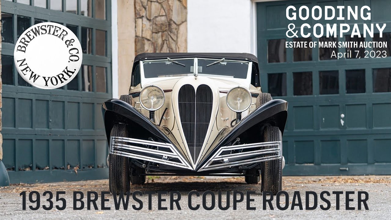 1935 Brewster Coupe Roadster - Gooding & Company, Estate of Mark Smith, 07.04.2023 (ENG SUB)