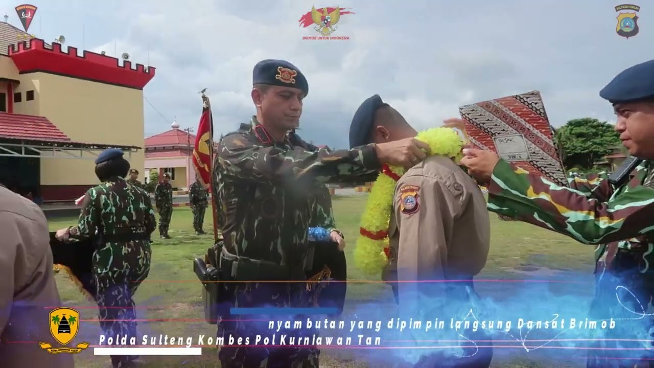 Historis!! Tradisi Penyambutan 120 Bintara dan Tamtama Remaja Satbrimob Polda Sulteng