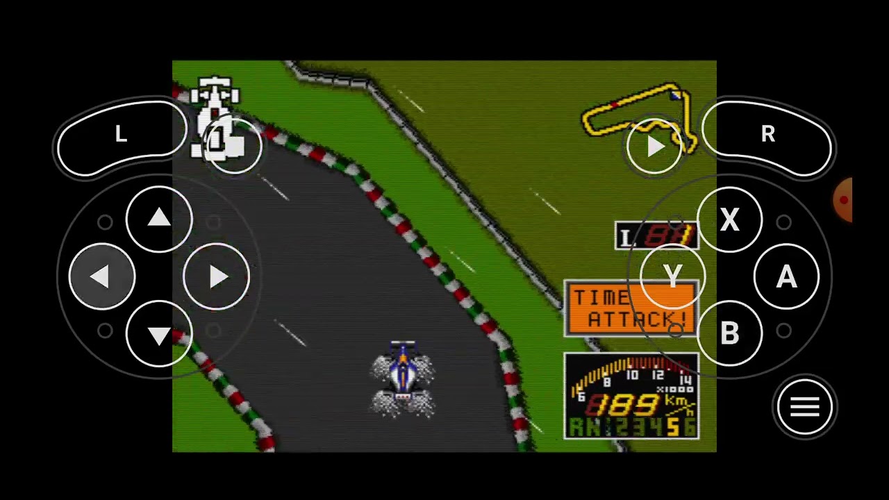 1991 F1 Grand Prix Super Nintendo Title 