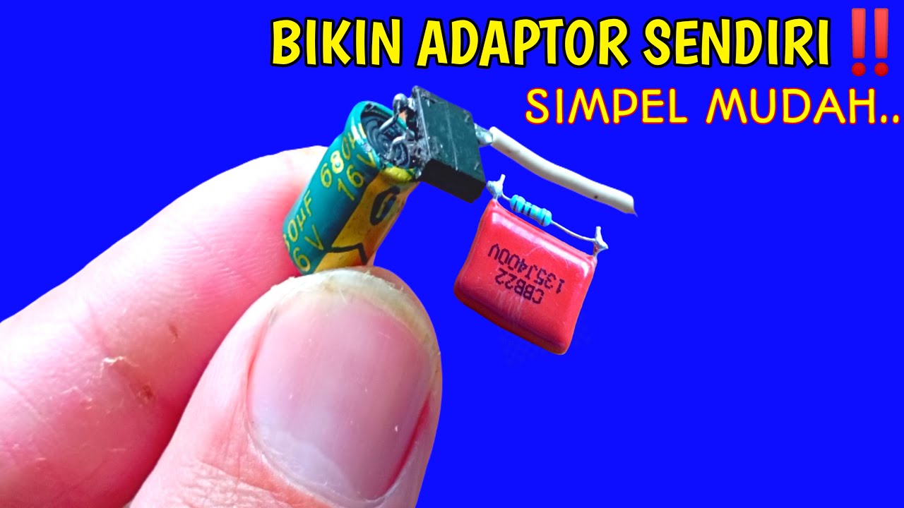 GA NYANGKA‼️SEMUDAH INI MEMBUAT ADAPTOR DARI BARANG BEKAS