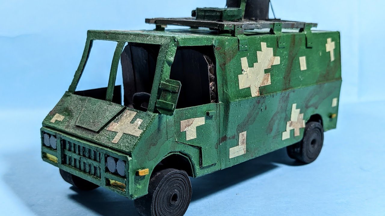 КАК сделать Военный фургон СВОИМИ руками