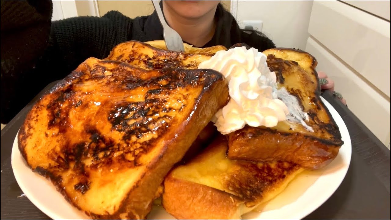 【ASMR，咀嚼音】French Toast！フレンチトースト！