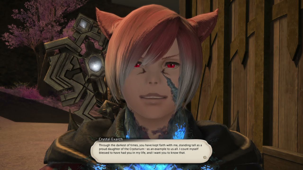 FFXIV 5.3 - Crystal Exarch says goodbye to Lyna