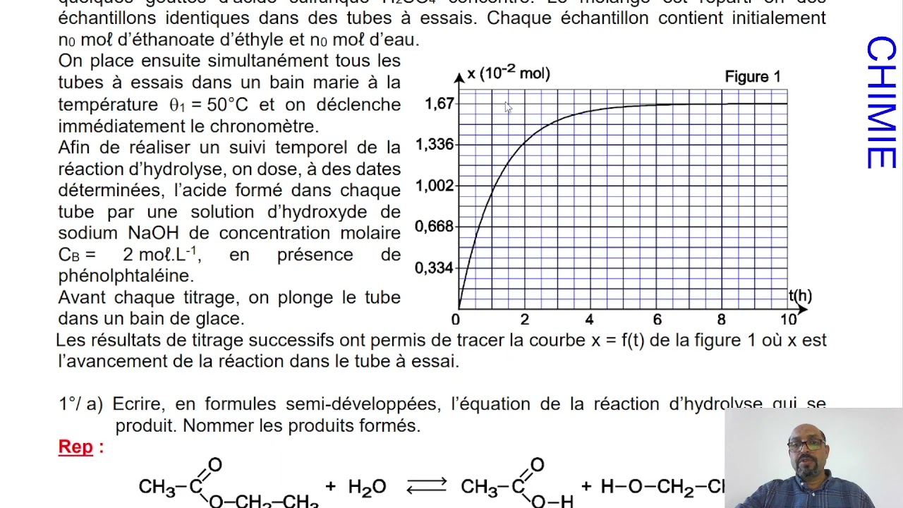 EXERCICE1(Hydrolyse- estérification)