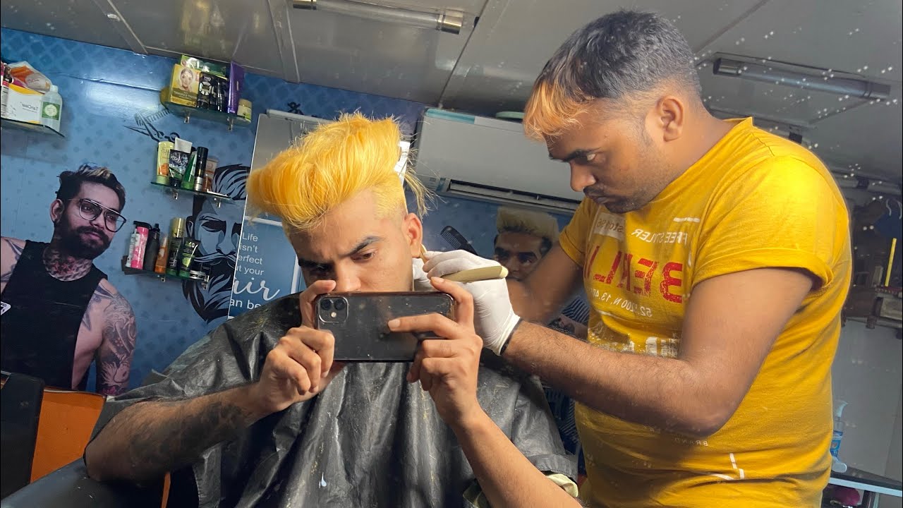 Ranjeet Rajak Haircolour Haircut