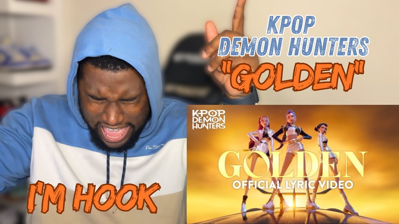 Впервые смотрю K-pop сериал «Охотники на демонов» — «Золотой» | Это было просто безумие!