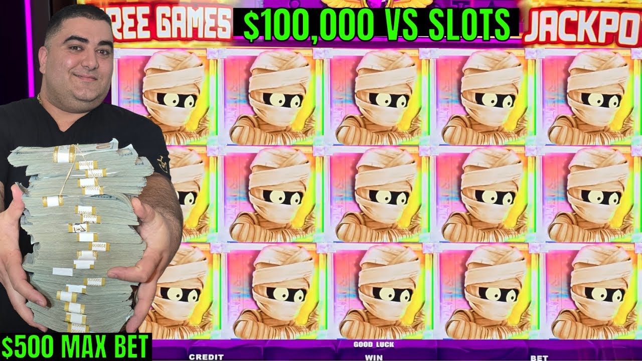 $500 Max Bet BONUSES - $100,000 Live Slot Play At Casino