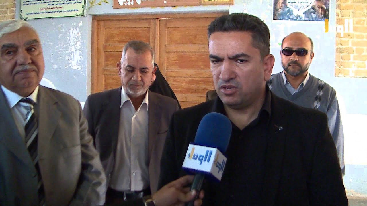 تلفزيون الوفاء - محافظ النجف الاشرف يزور اعدادية النجف المركزية  للاطلاع على سير المسيرة التعليمية