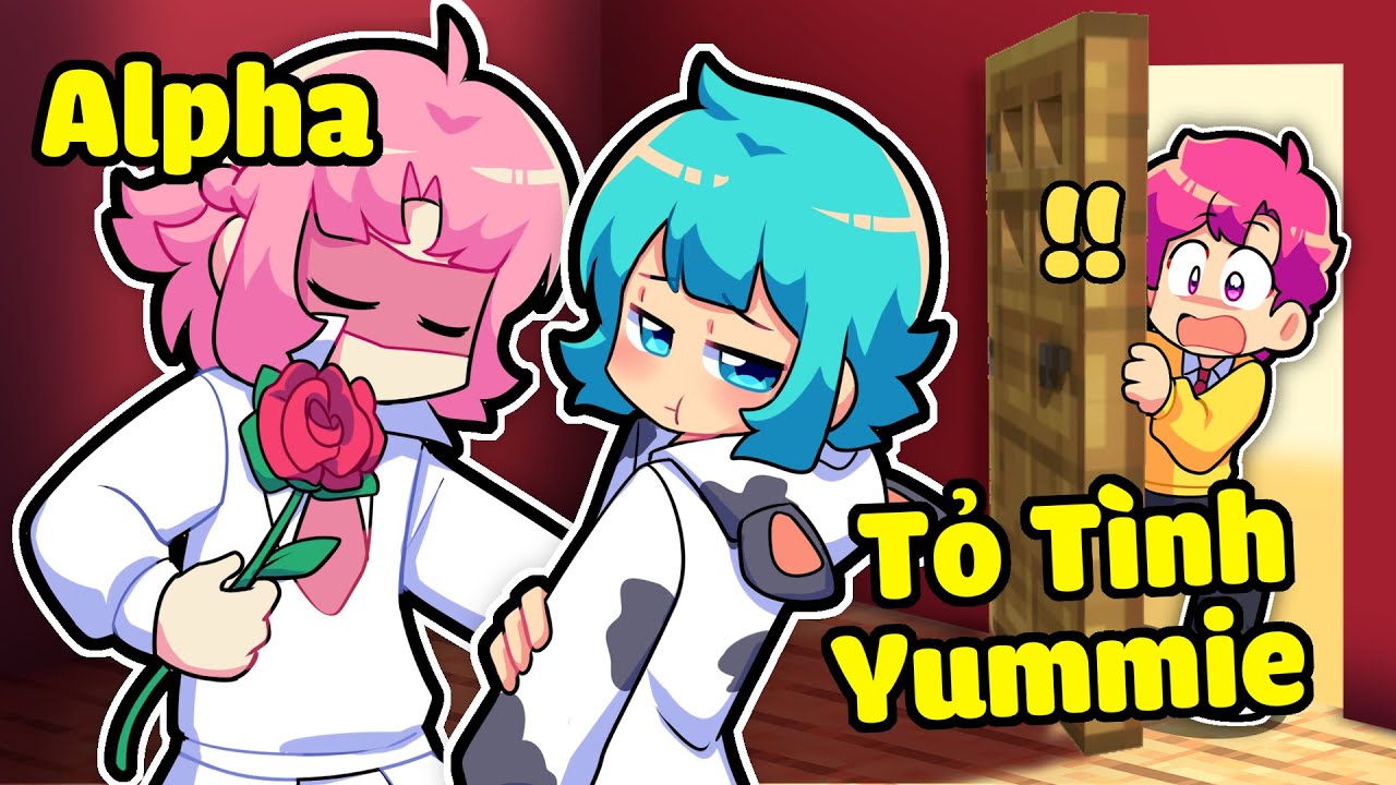 HIHA THỬ LÒNG YUMMIE BẰNG CÁCH GIẢ LÀM HIHA ALPHA TỎ TÌNH TRONG MINECRAFT* HIHA ALPHA TỎ TÌNH YUMMIE