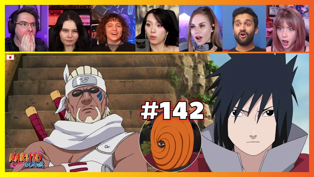 Naruto Shippuden Episode 142 | Killer Bee! | Reaction Mashup ナルト 疾風伝