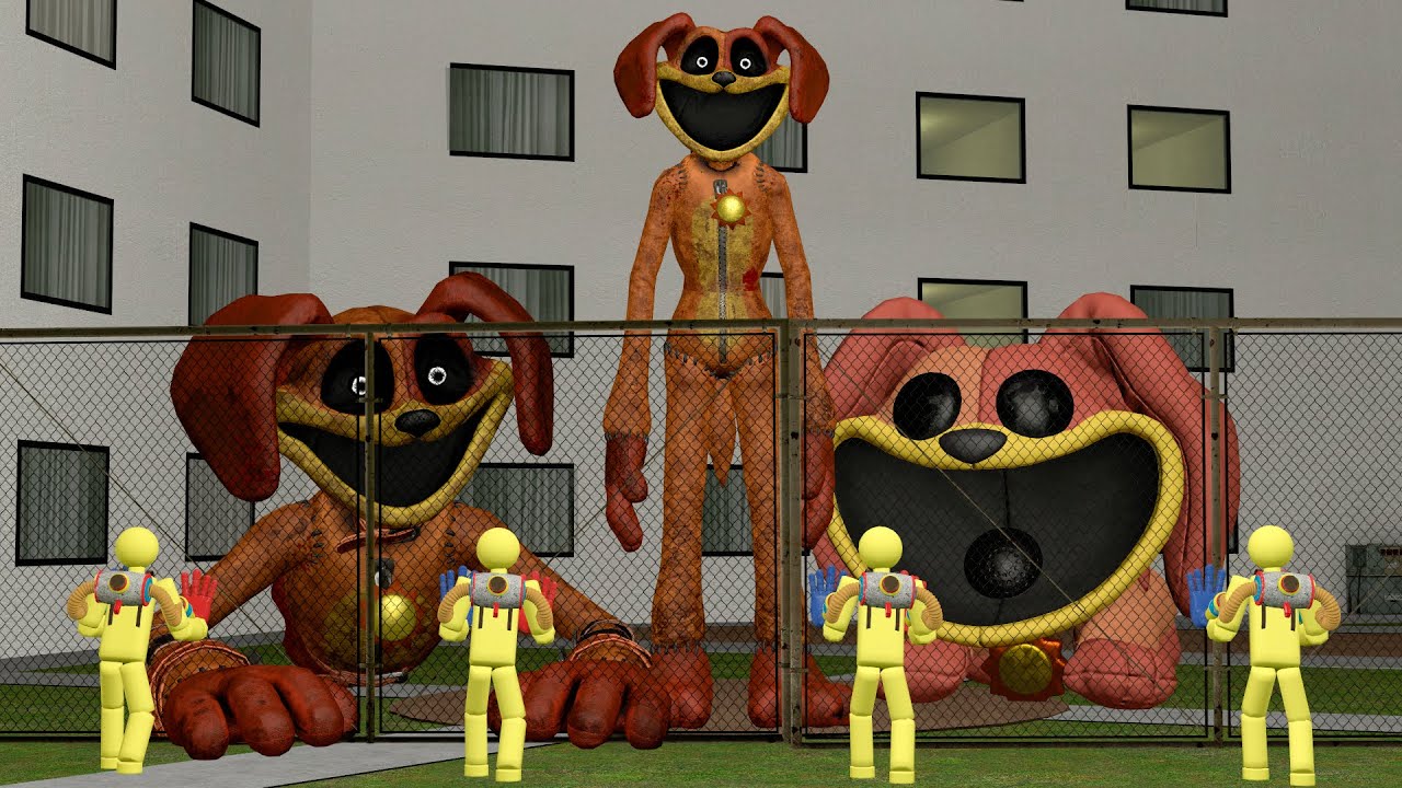 Surviving All DOGDAY Chase, Poppy Playtime 3 | Garry's Mod