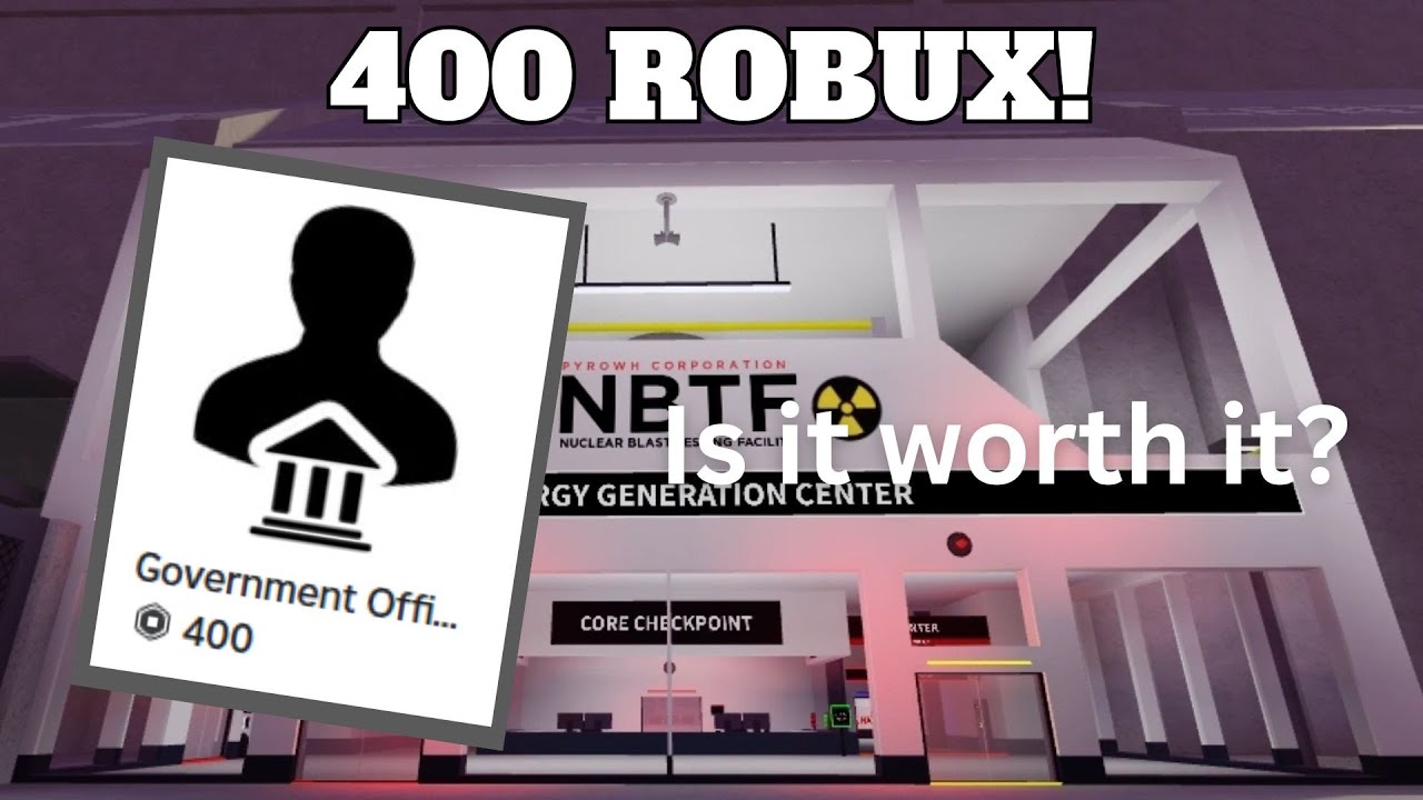 Is Government Official actually worth it? | NBTF Review!