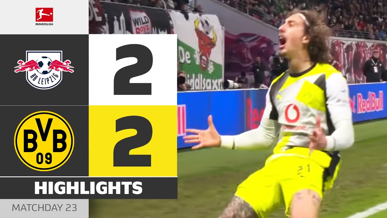 FABIO SILVA To The Rescue! | RB LEIPZIG - BORUSSIA DORTMUND | Highlights | Matchday 23 &ndash; Bundesliga