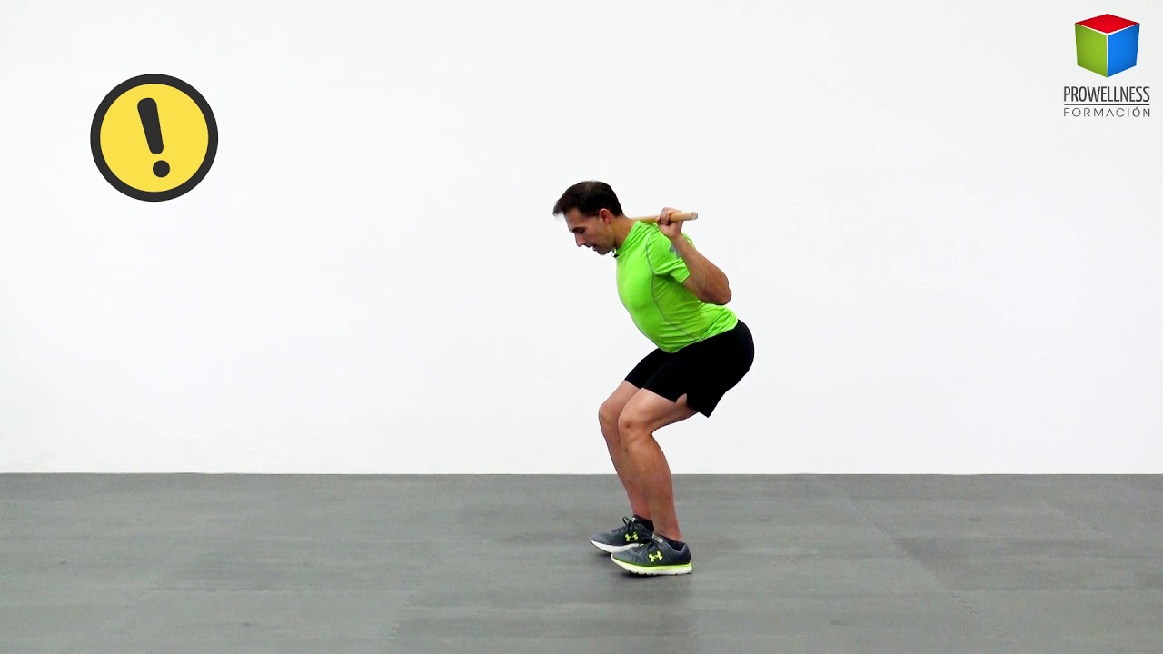 Squat; las rodillas por delante de los pies..!!