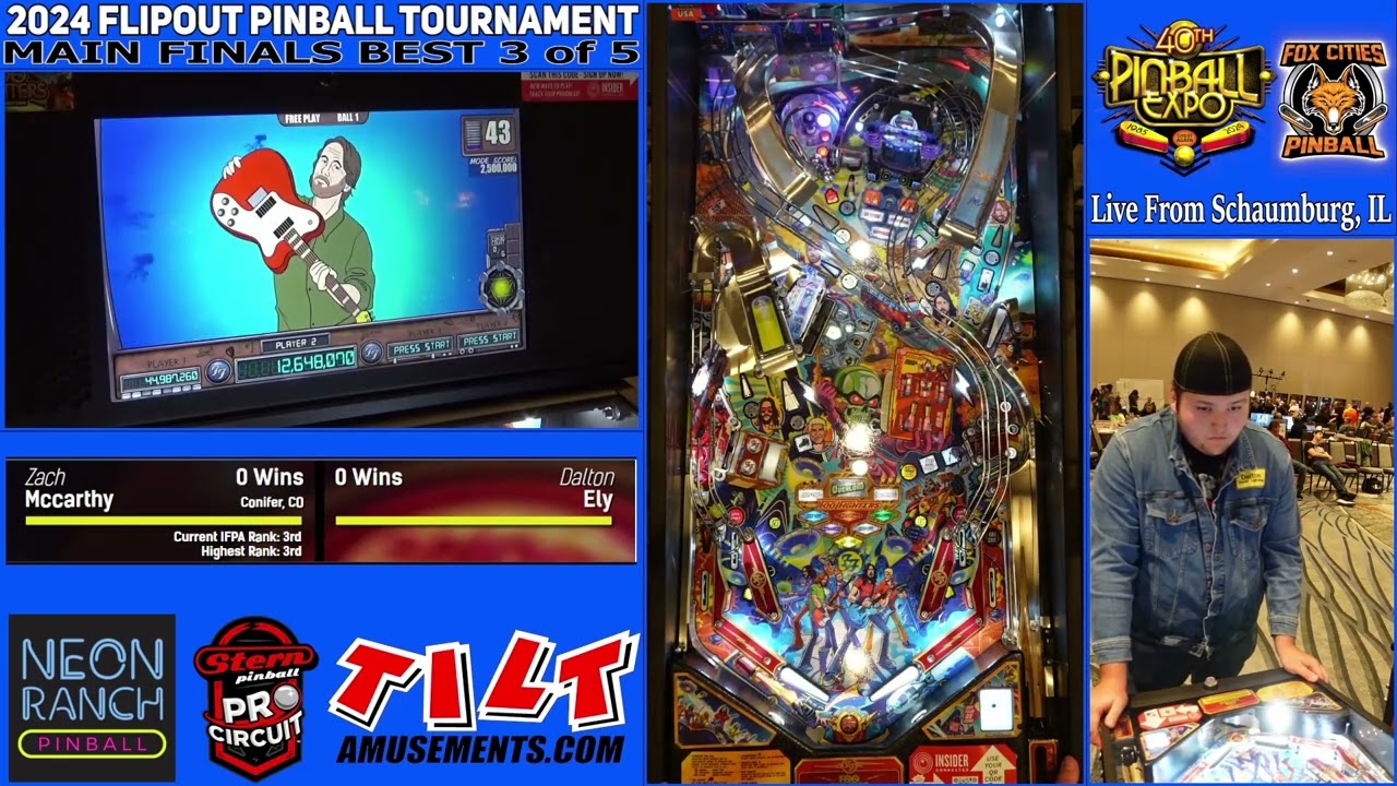 Pinball Expo Tournament Top 24 Finals Part 3
