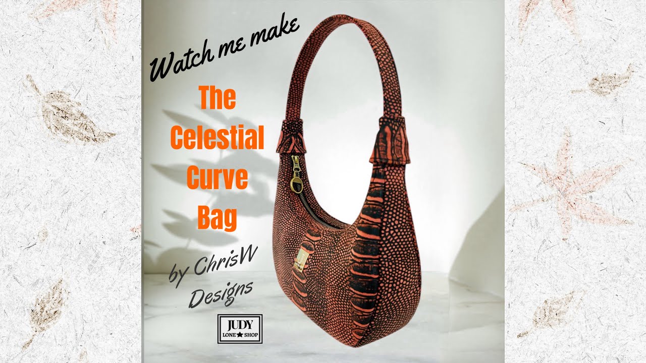 Watch me make the ‘Celestial Curve’ bag by ChrisW Designs in leather! Materials in description box.