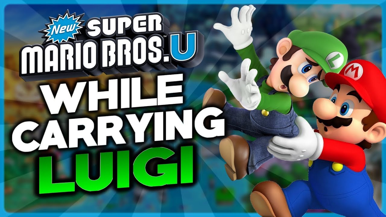 Is it possible to beat New Super Mario Bros. U While Carrying Luigi?