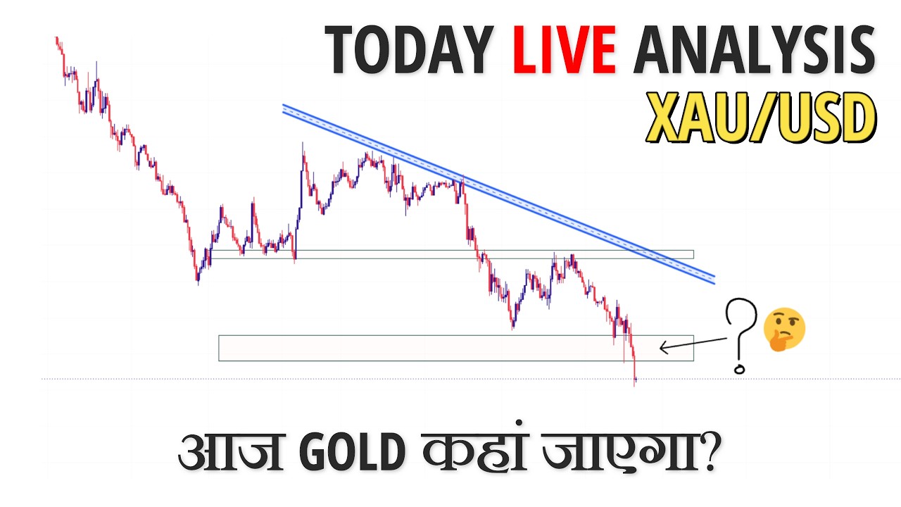 XAUUSD GOLD Today Live Analysis Hindi | GOLD FORECAST || Simple Technical Analysis in HIndi