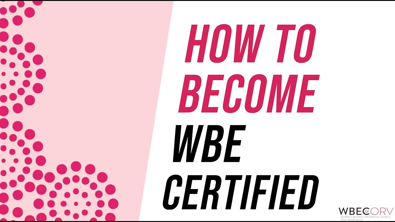 Becoming a Certified WBE