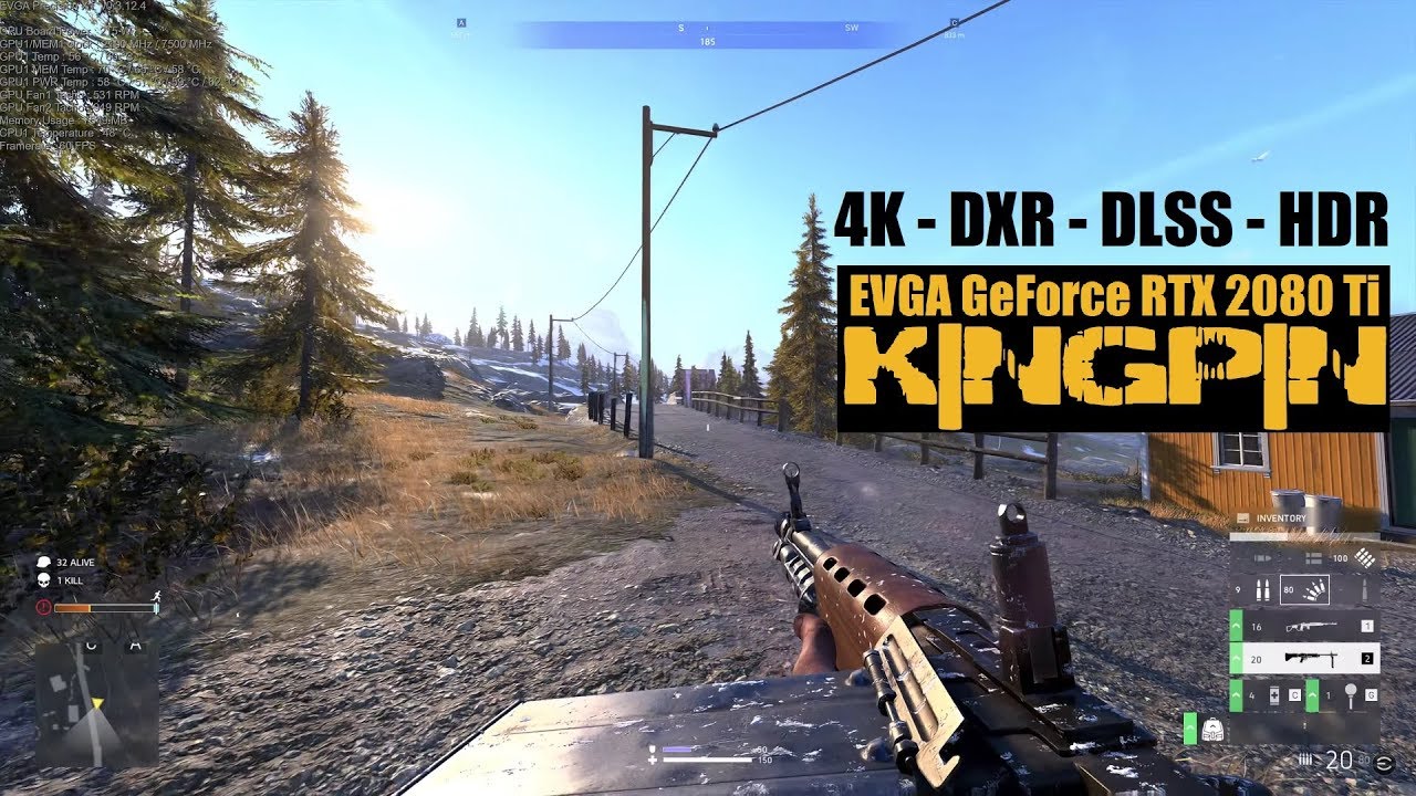Battlefield V: Firestorm DXR + DLSS + HDR Gaming - EVGA GeForce RTX 2080 Ti K|NGP|N