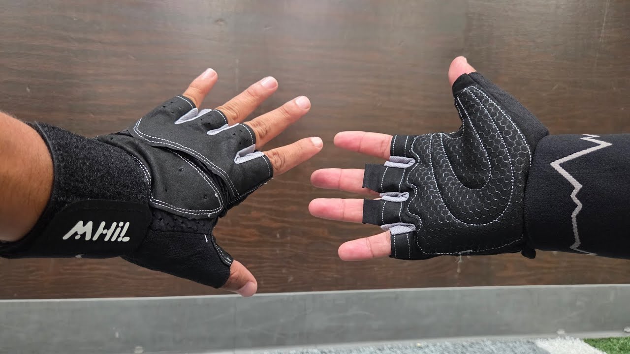 MhIL Workout Gloves for Men with Enhanced Grip for Safety and Hand Protection |QUICK OVERVIEW|