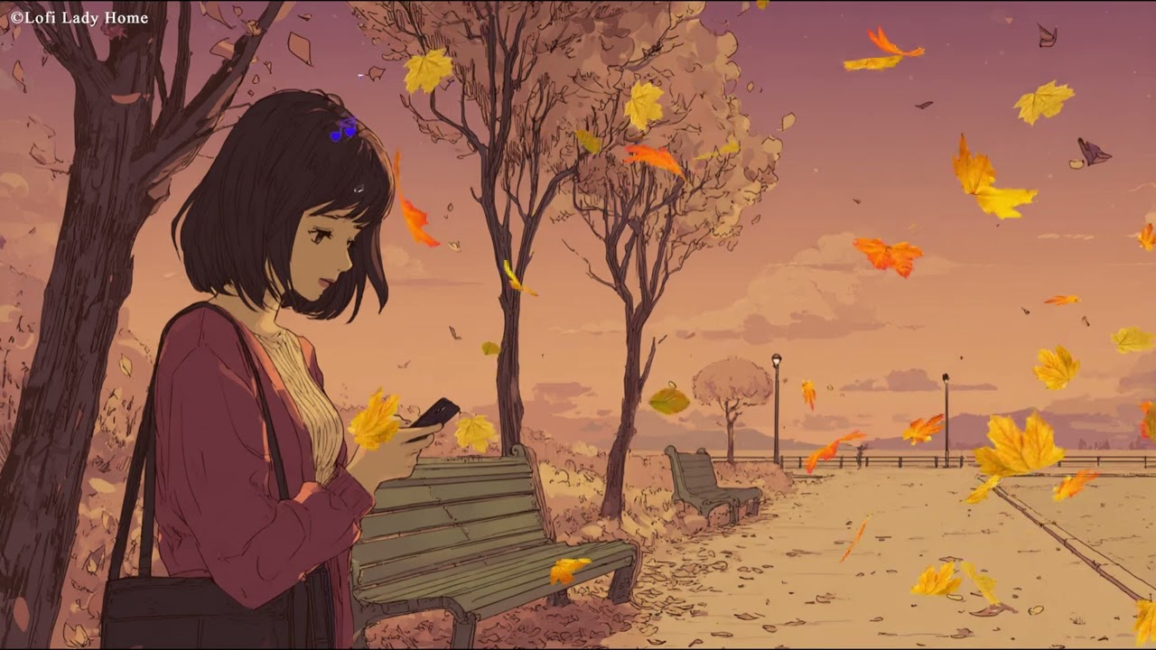 Autumn Vibes🍂Take time for yourself🍀Enjoy music for relax/chill with me🎧Lofi Hip Hop - Lofi Coffee☕