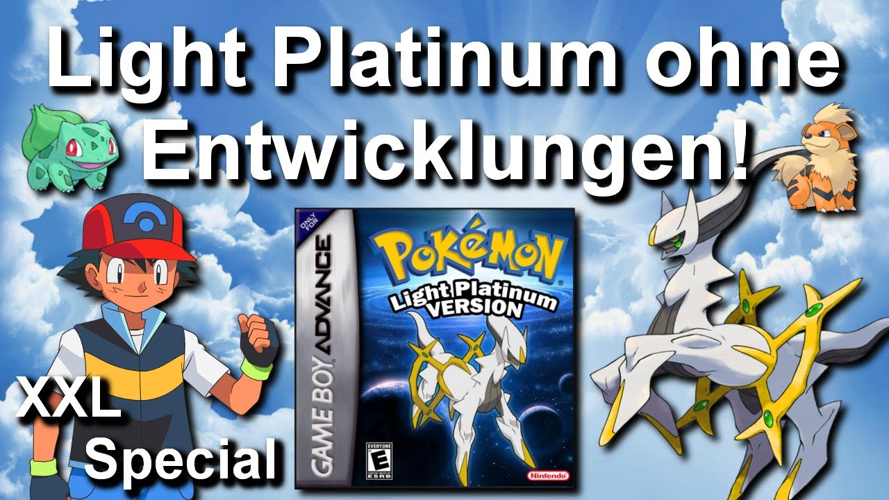 The XXL Pok&eacute;mon LIGHT PLATINUM No Evolutions Special! (2 Regions, 16 Badges, 3 Leagues)