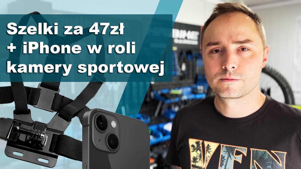 iPhone + szelki chest mount za 47zł jako kamera sportowa, czyli jak tanio ogarnąć kamerę na rower