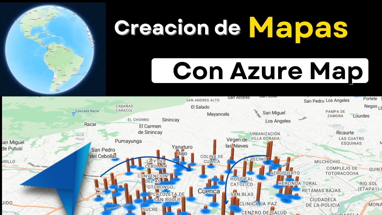 Crea mapas 3D y rutas con Power BI y Azure Maps (ejemplo real en Cuenca)