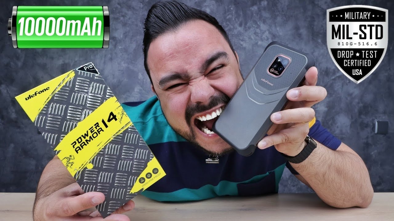 10.000mAh de BATERIA e INDESTRUTÍVEL | ULEFONE POWER ARMOR 14 PRO
