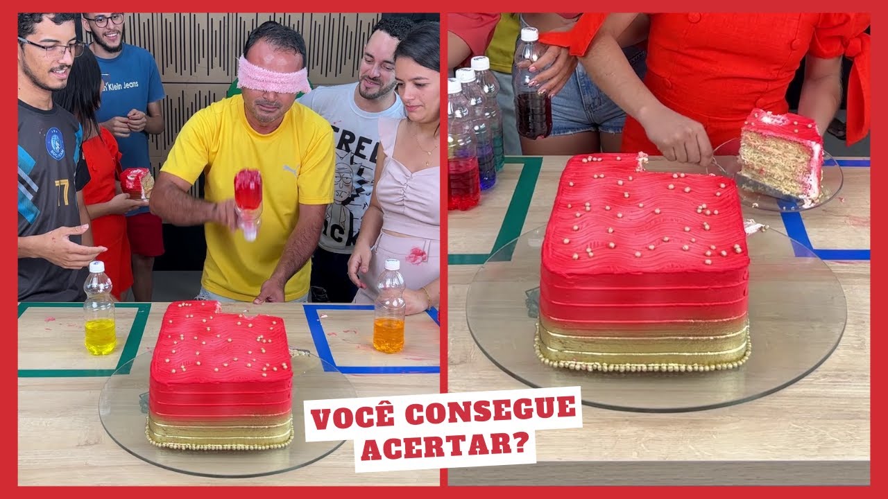 SE ACERTAR A GARRAFA, come um pedaço do bolo confeitado! Quem vai acertar?