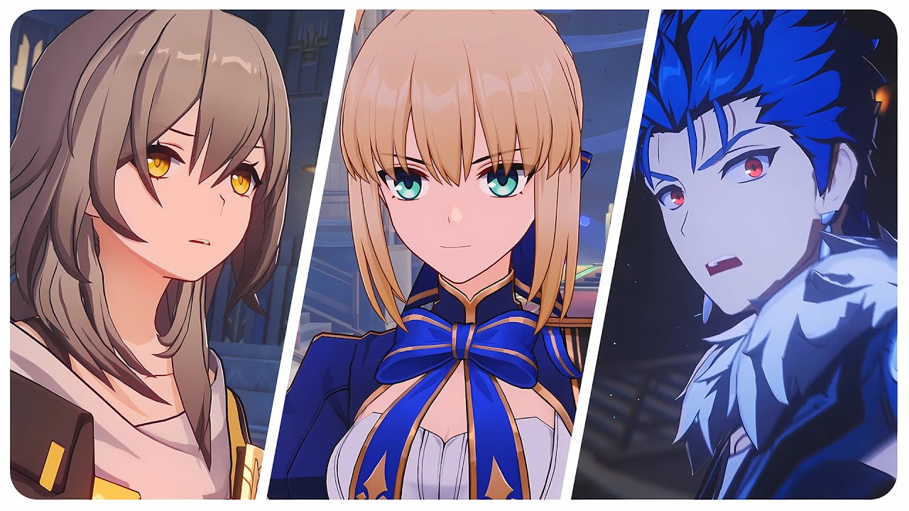 Saber Saves Trailblazer from Lancer (Cutscene) Fate Collab Story | Honkai Star Rail 3.4