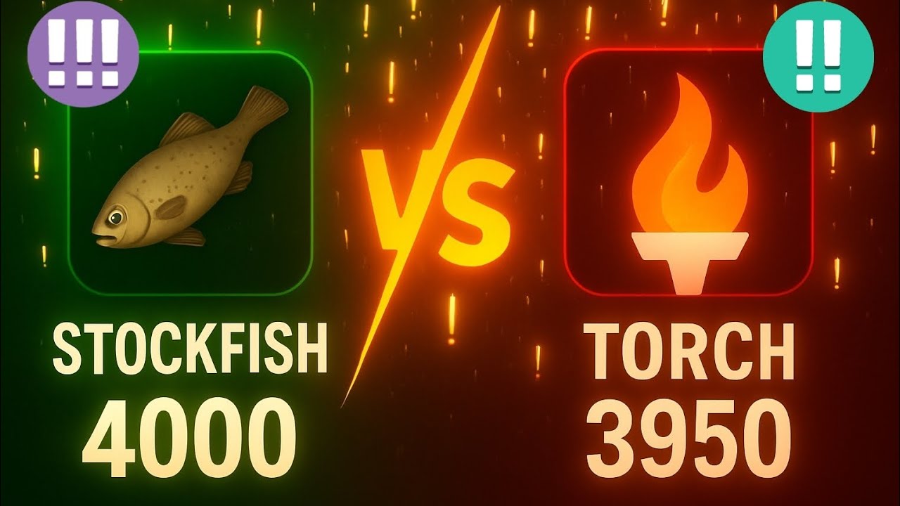 Brilliancy Game ‼️💎 | Stockfish 4000 elo vs Torch 3950 elo | Ultimate Challenge   #fypシ #viralvideo 