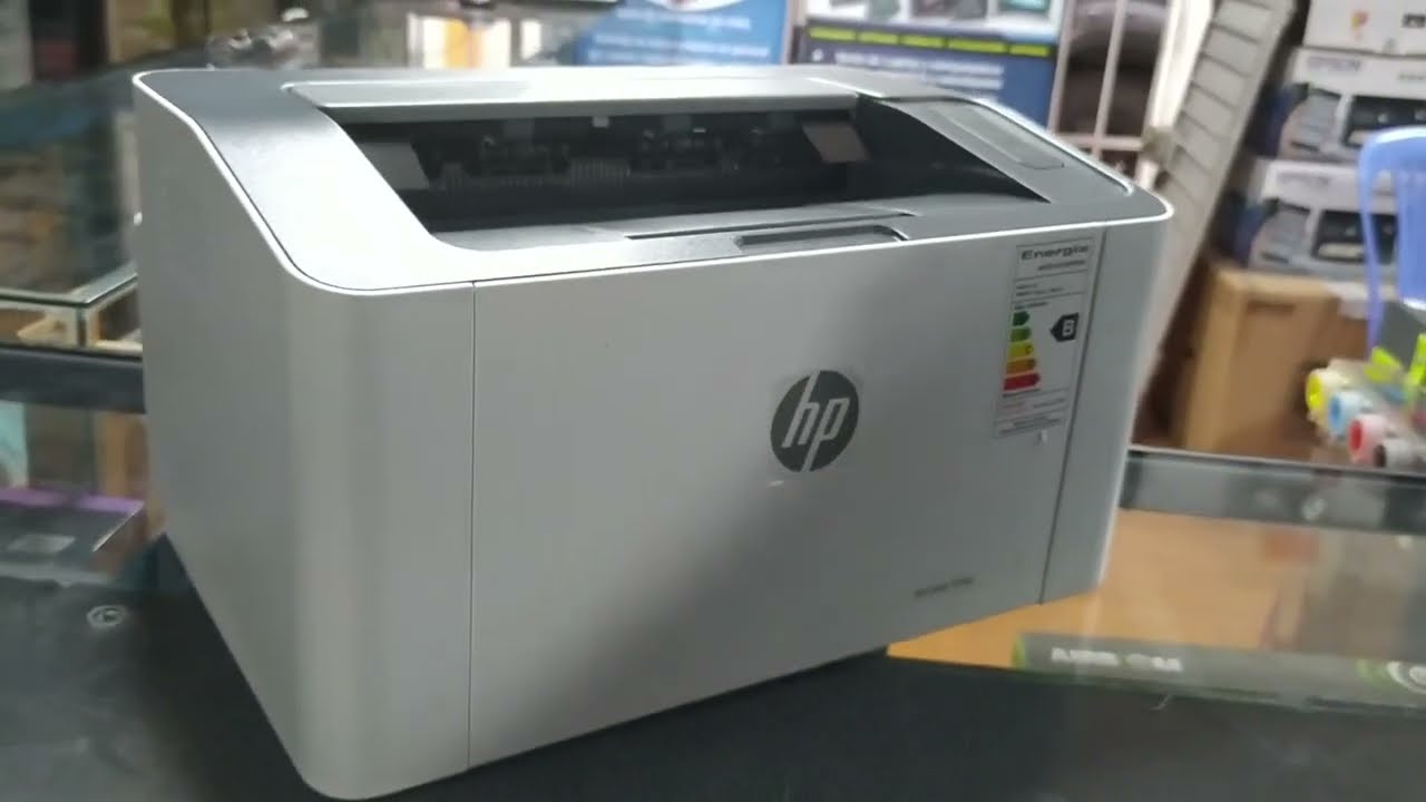 HP laser 107w Unboxing e Instalación en PC 😁👍
