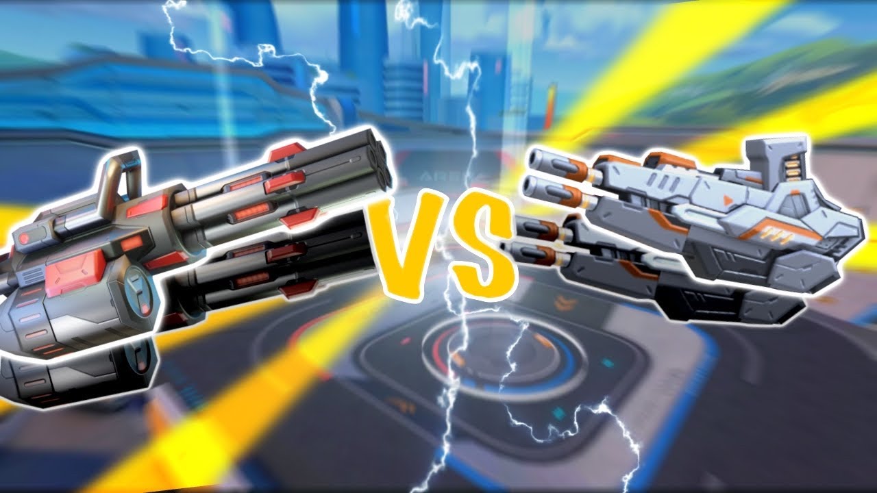 [OUTDATED] MINIGUN vs CARBINE: Which is Better? - Mech Arena Test