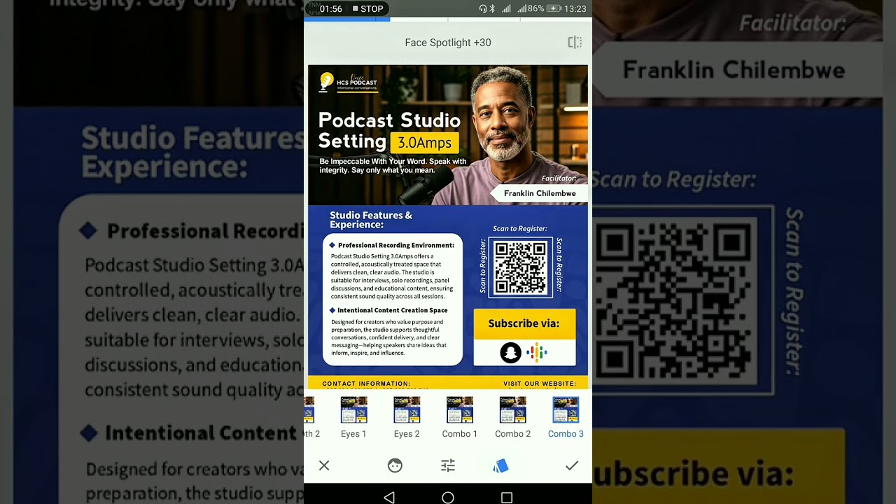 Transforming Sketch into a Podcast Studio Promotion Flyer Design | Part 3