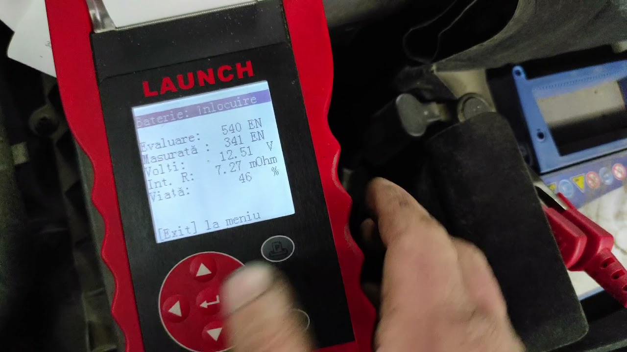 Launch BST12+   DIAGNOZA INCARCARE SI BATERIE    Testare baterie auto verificare