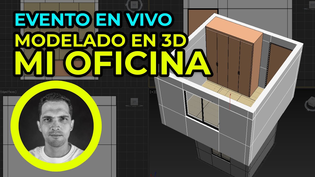 Modelando en 3D mi oficina