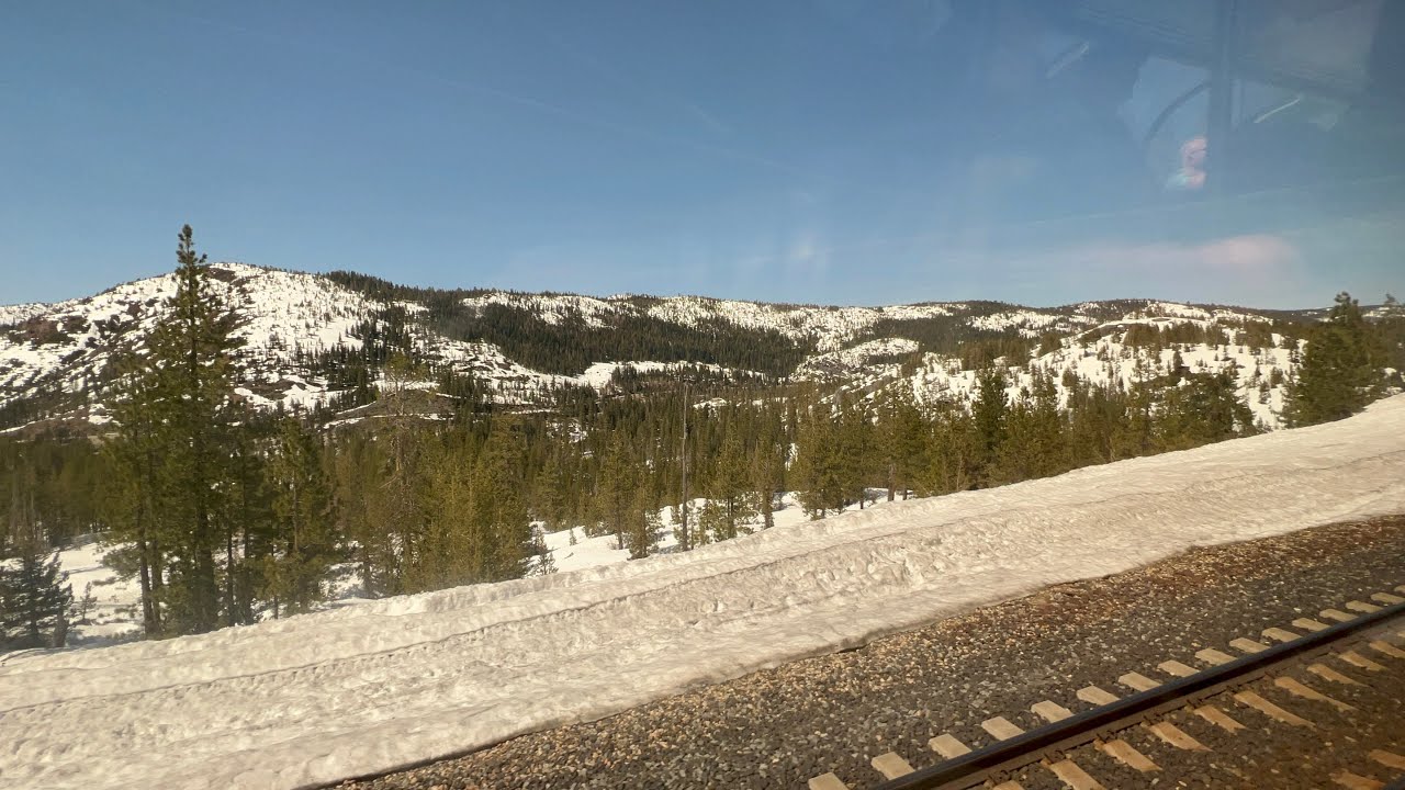 Tour : Snow Train/ Davis Amtrak - Truckee, California/ Part 1/ 04.27.2023