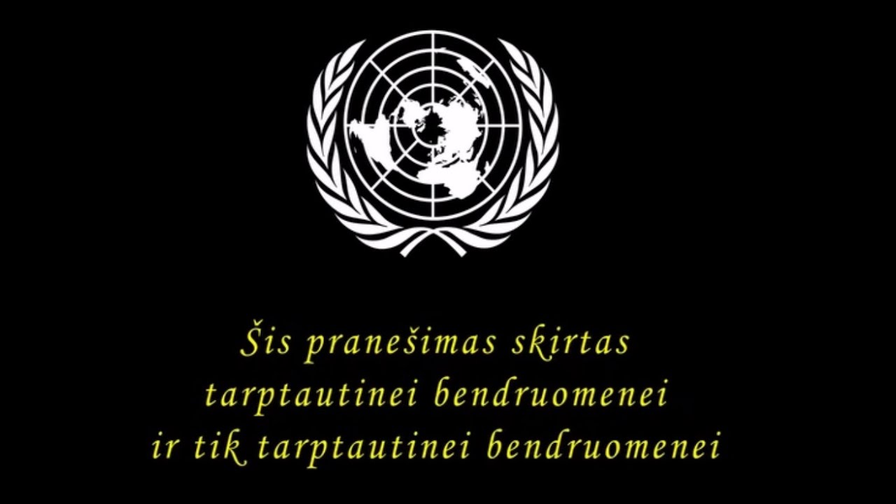 Septkalnijos karalystė. Pranešimas tarptautinei bendruomenei