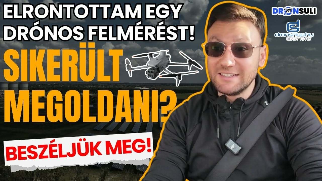 ELRONTOTTAM EGY DRÓNOS MUNKÁT? 😱 | RTK PROBLÉMA 📡 | GNSSNET.HU 📡