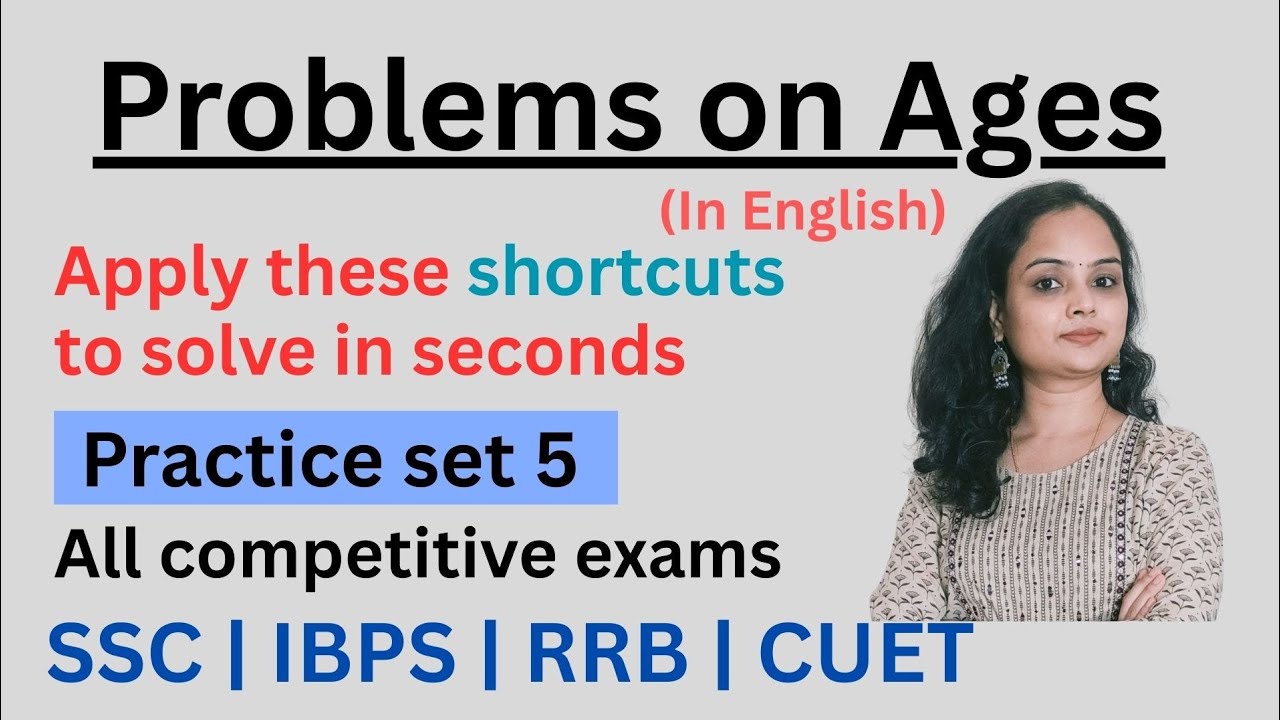 Problems on Ages|Ratio & proportion|In English|Shortcuts|Tips|tricks|Quantitative aptitude|SSC|RRB