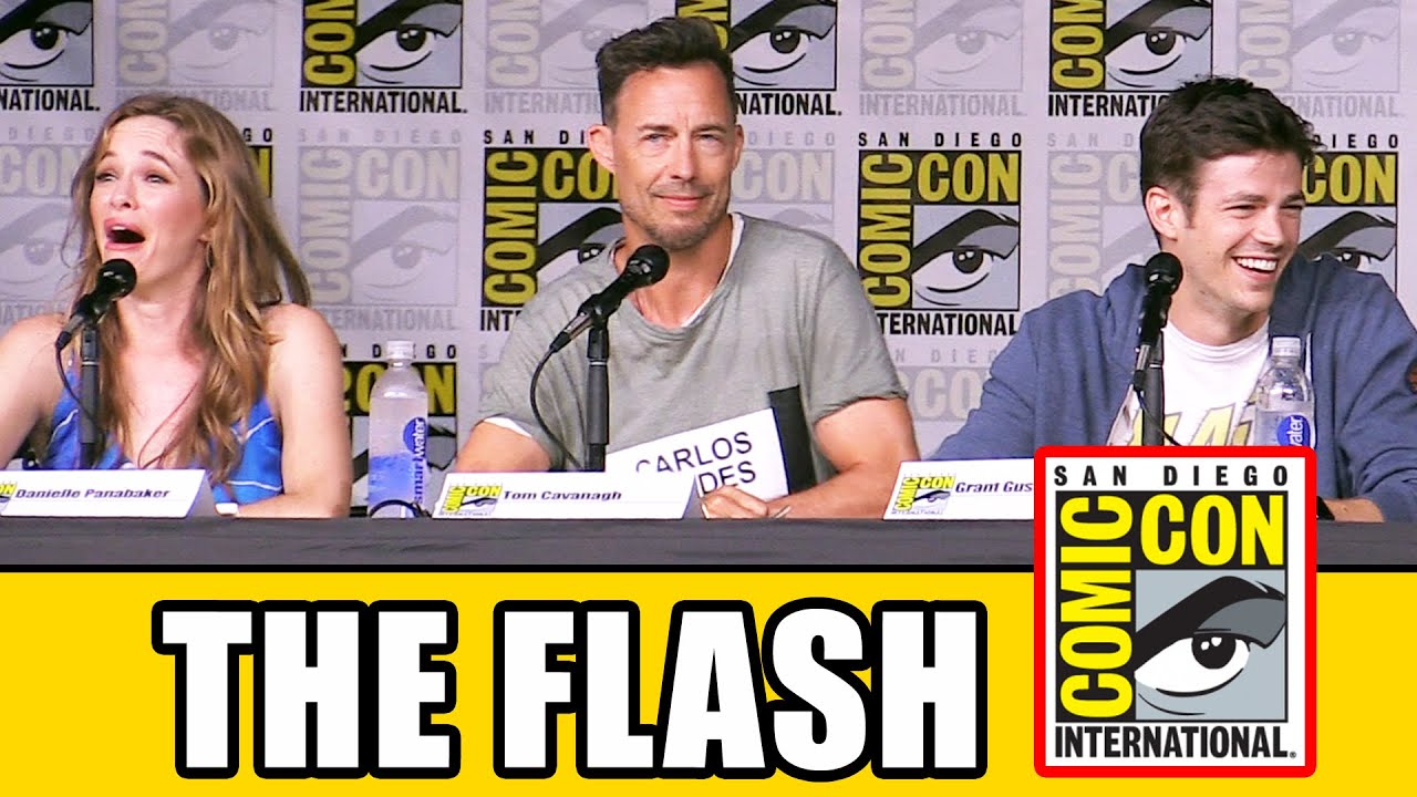 THE FLASH Season 3 Comic Con Panel (Part 1) - Grant Gustin, Candice Patton, Keiynan Lonsdale