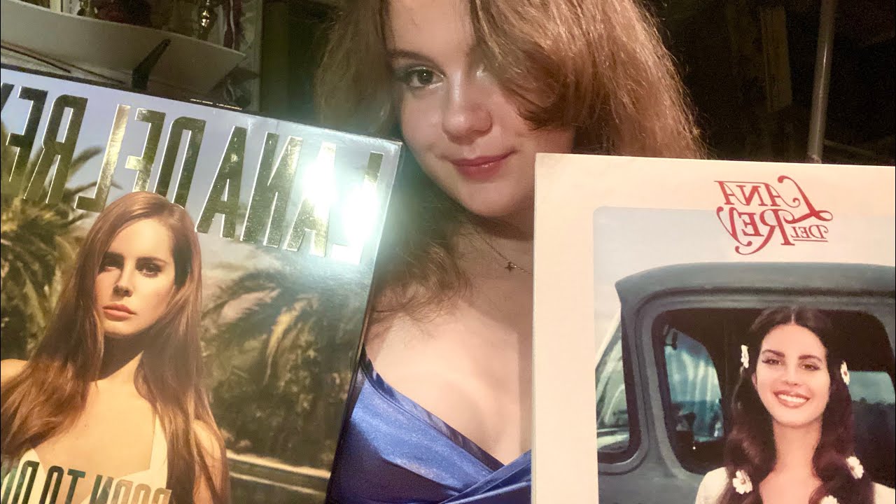 асмр обзор винилов ланы дель рей ч.2 | болталка триггеры | asmr lana del rey