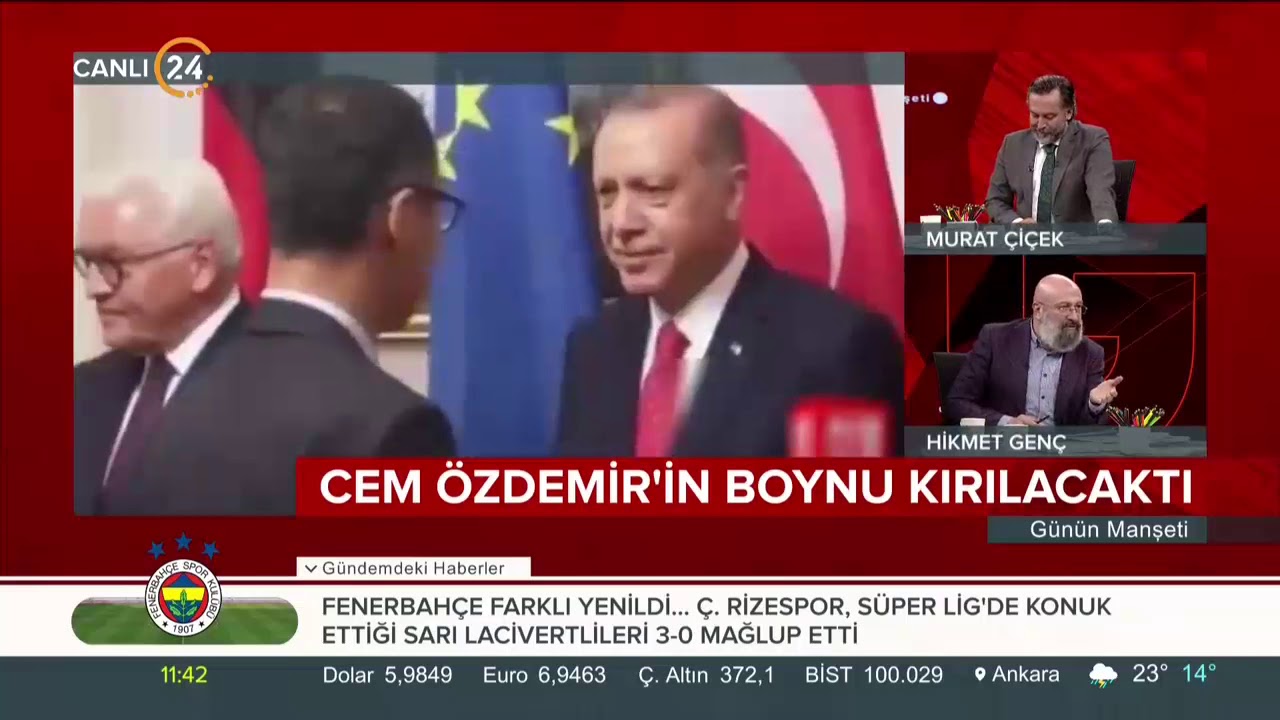Almanya'da yaşayan Türkiye düşmanı Cem Özdemir'in Cumhurbaşkanı Erdoğan'la selamlaşması