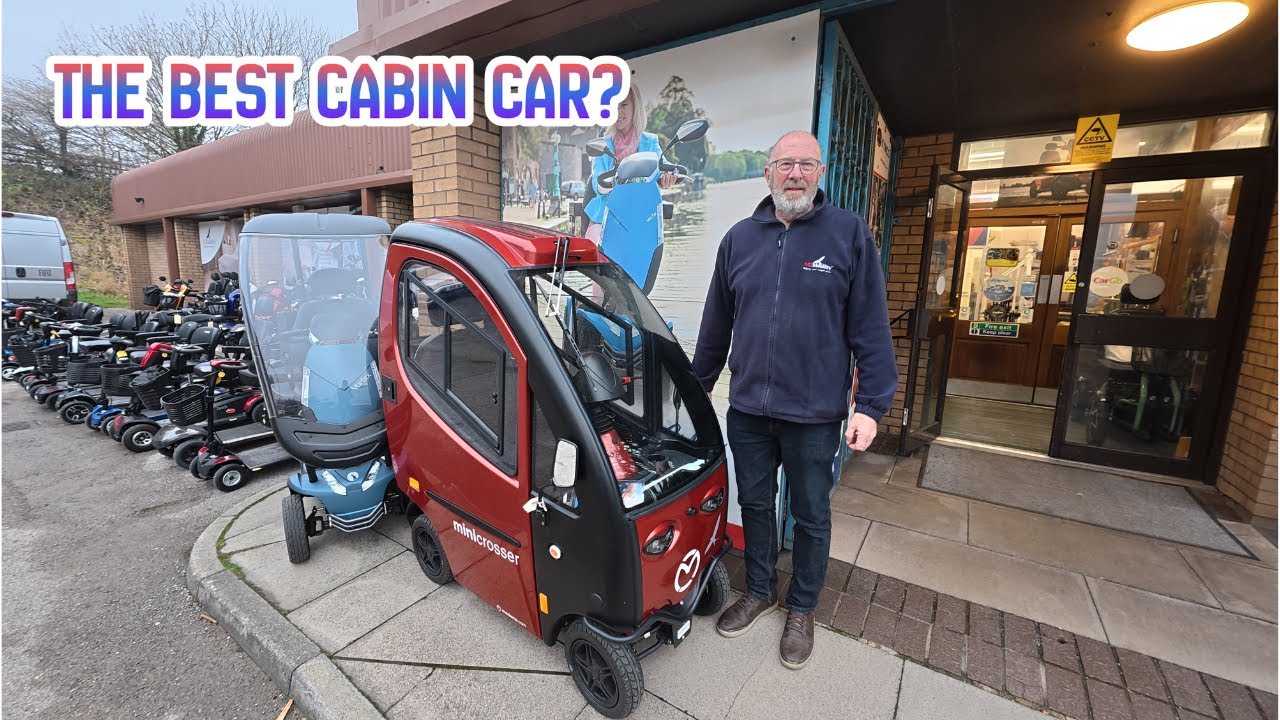 Обзор скутера Pride Mini Crosser Cabin Crosser – идеальный всепогодный скутер для передвижения!