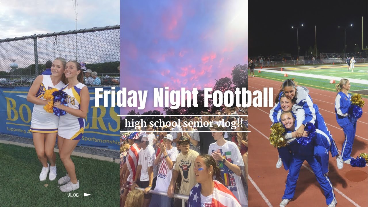 FRIDAY NIGHT FOOTBALL VLOG!!! senior year of high school