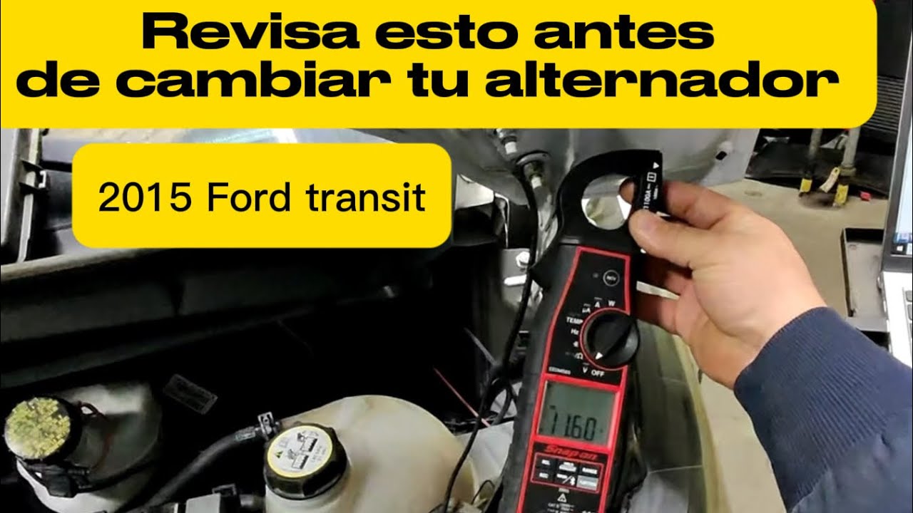 No todas son ganadas….. 2015 transit alternador no carga 🚨sin código de falla y luz de batería 
